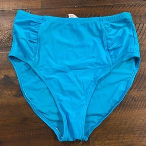 Plus size high waisted slimming swimsuit bottoms